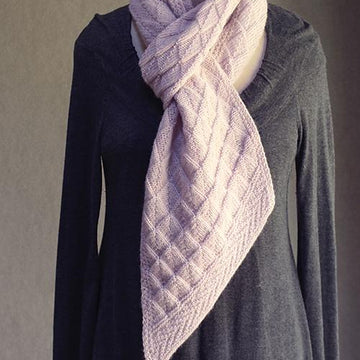 Slanted Gansey scarf