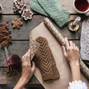 Variaatio-Handschuhe Mittens Knitting Pattern