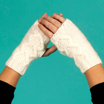 Paintbox Yarns Snowfall Wristwarmers Knitting Pattern