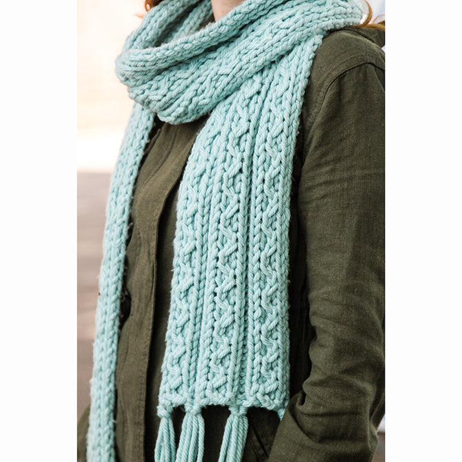 Valley Yarns Ziggy Scarf Knitting Pattern