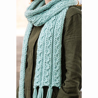 Valley Yarns Ziggy Scarf Knitting Pattern