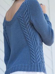 Berroco Leisl Pullover Jumper Knitting Pattern