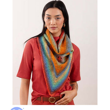 Rosaleen Shawl Wrap Crochet Pattern