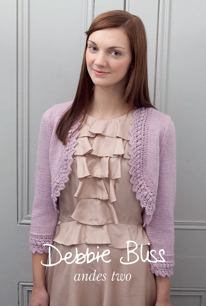 Debbie Bliss Shrug and Lace Edged Bolero Knitting Pattern