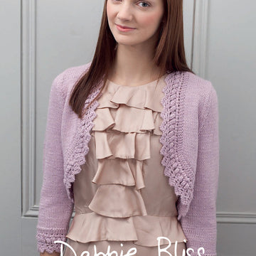 Debbie Bliss Shrug and Lace Edged Bolero Knitting Pattern
