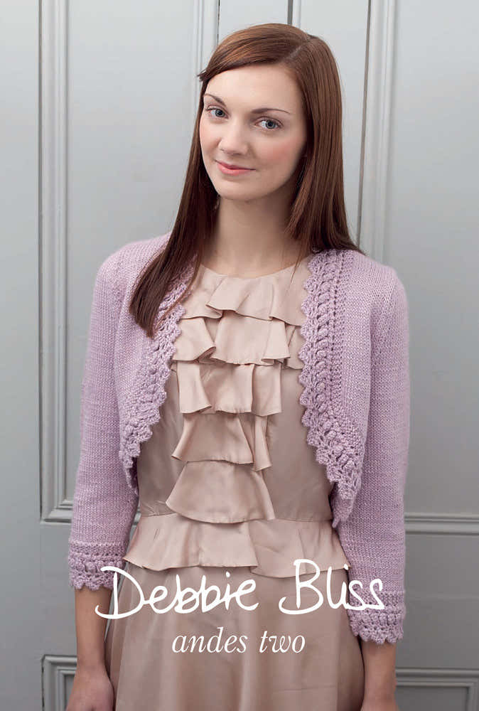 Debbie Bliss Shrug and Lace Edged Bolero Knitting Pattern