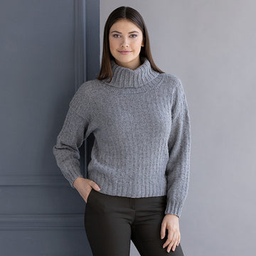 String Livia Turtleneck Jumper Knitting Pattern