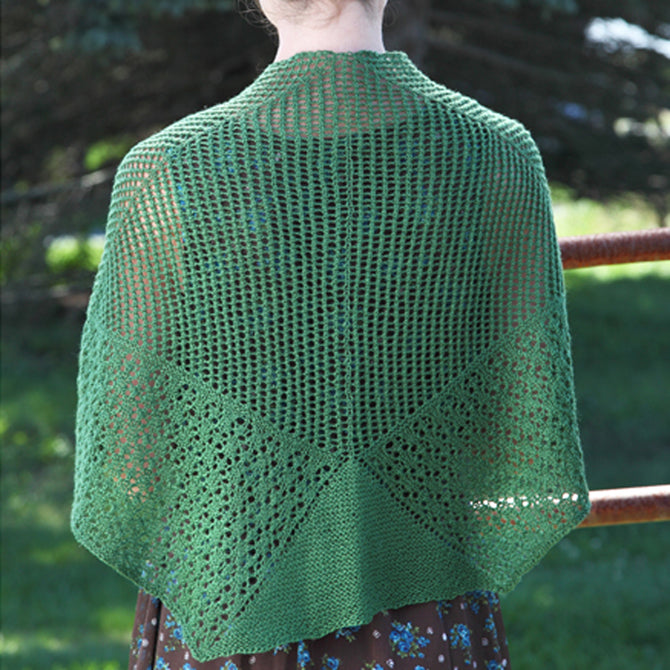 Valley Yarns Greenway Shawl Knitting Pattern