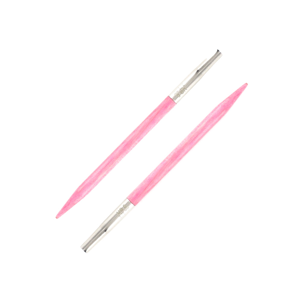 Lykke Blush 3.5" Interchangeable Needles Starter Set in Fuchsia Color