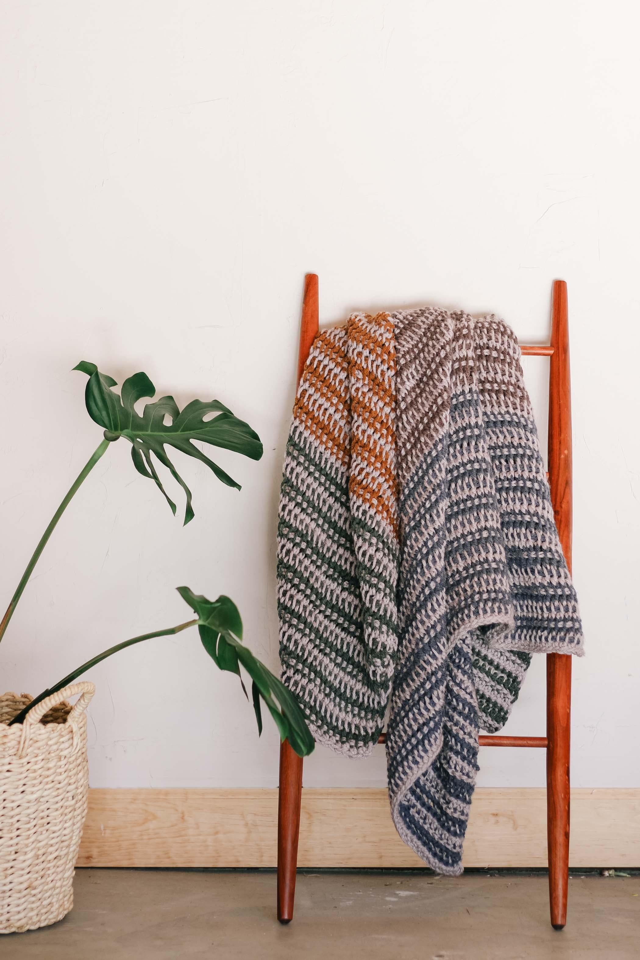 Woven Stripes Throw