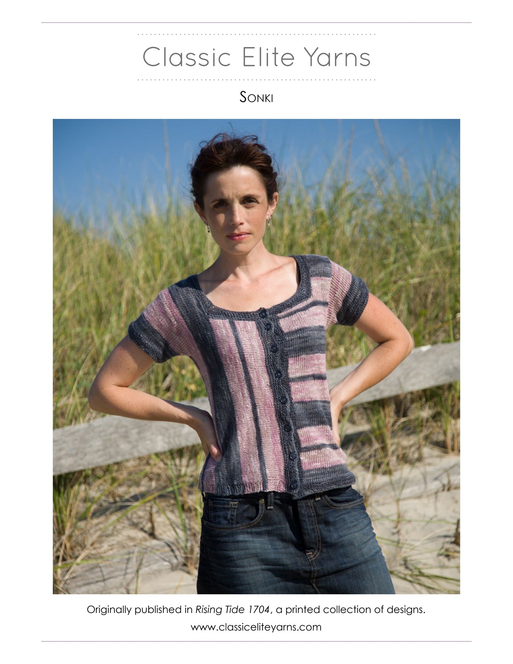Classic Elite Yarns Sonki Jumper Knitting Pattern
