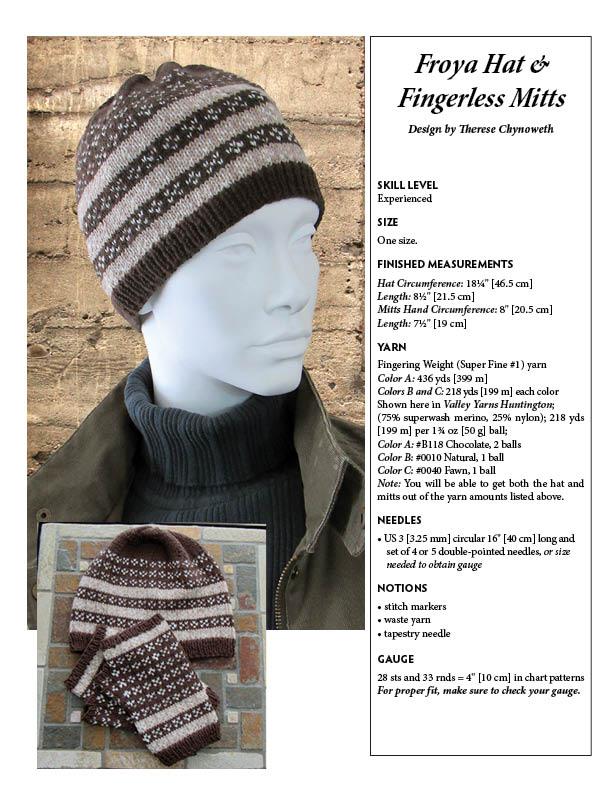 Froya Hat and Mitts