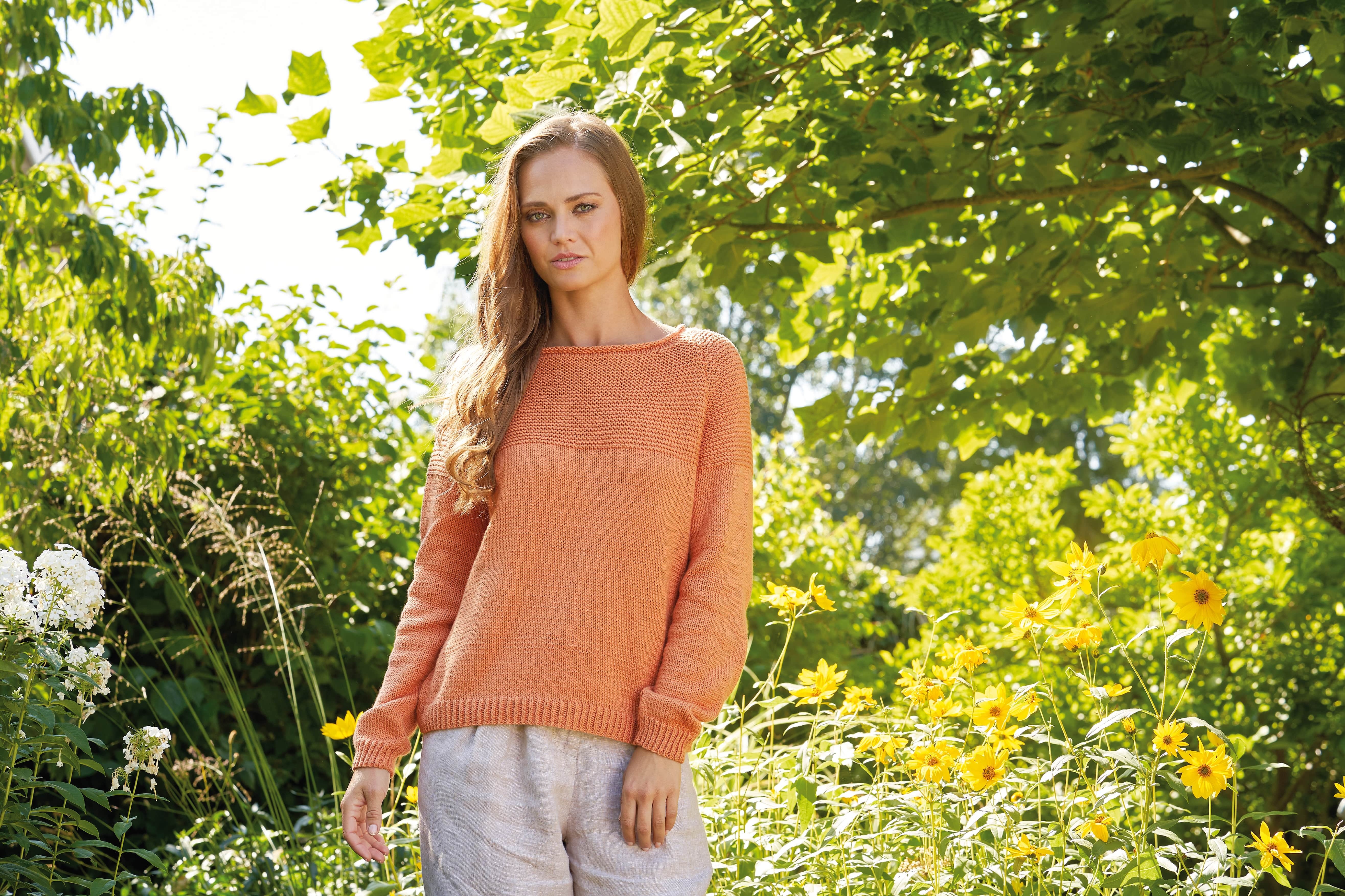 Camilla (Plain) Jumper Knitting Pattern