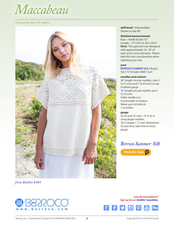 Berroco Maccabeau PDF