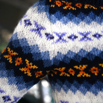 Cascade Yarns DK Women's Retro Fair Isle Cardigan Knitting