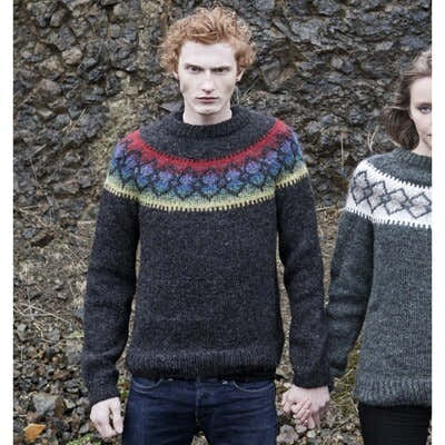 Lopi Siegla Male Jumper Knitting Pattern