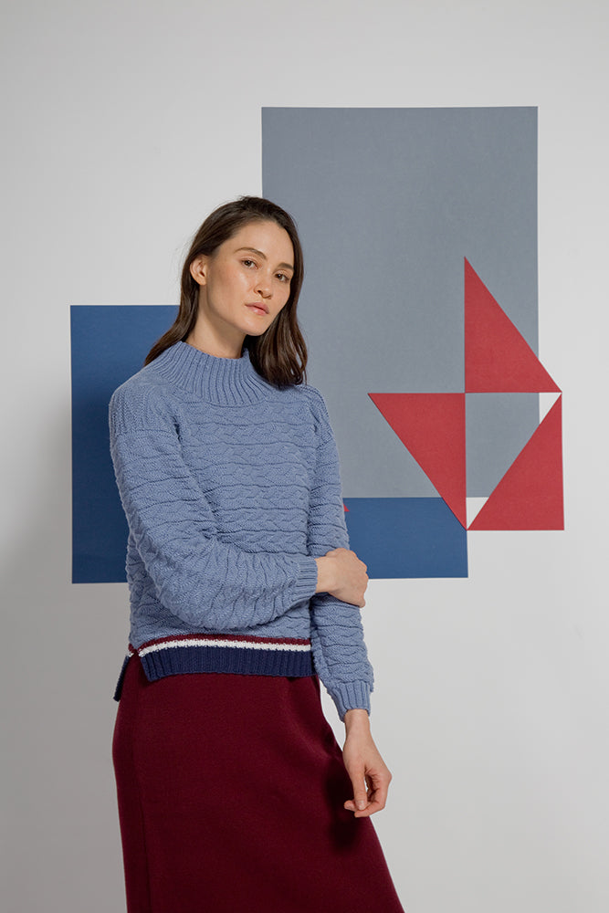 MillaMia Mija Chevron Jumper Knitting Pattern