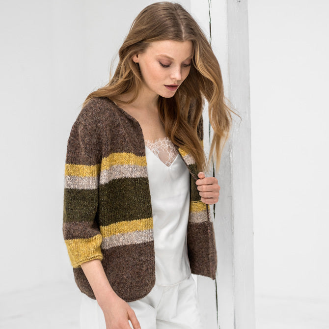 Lana Grossa Jacket Cardigan Knitting Pattern