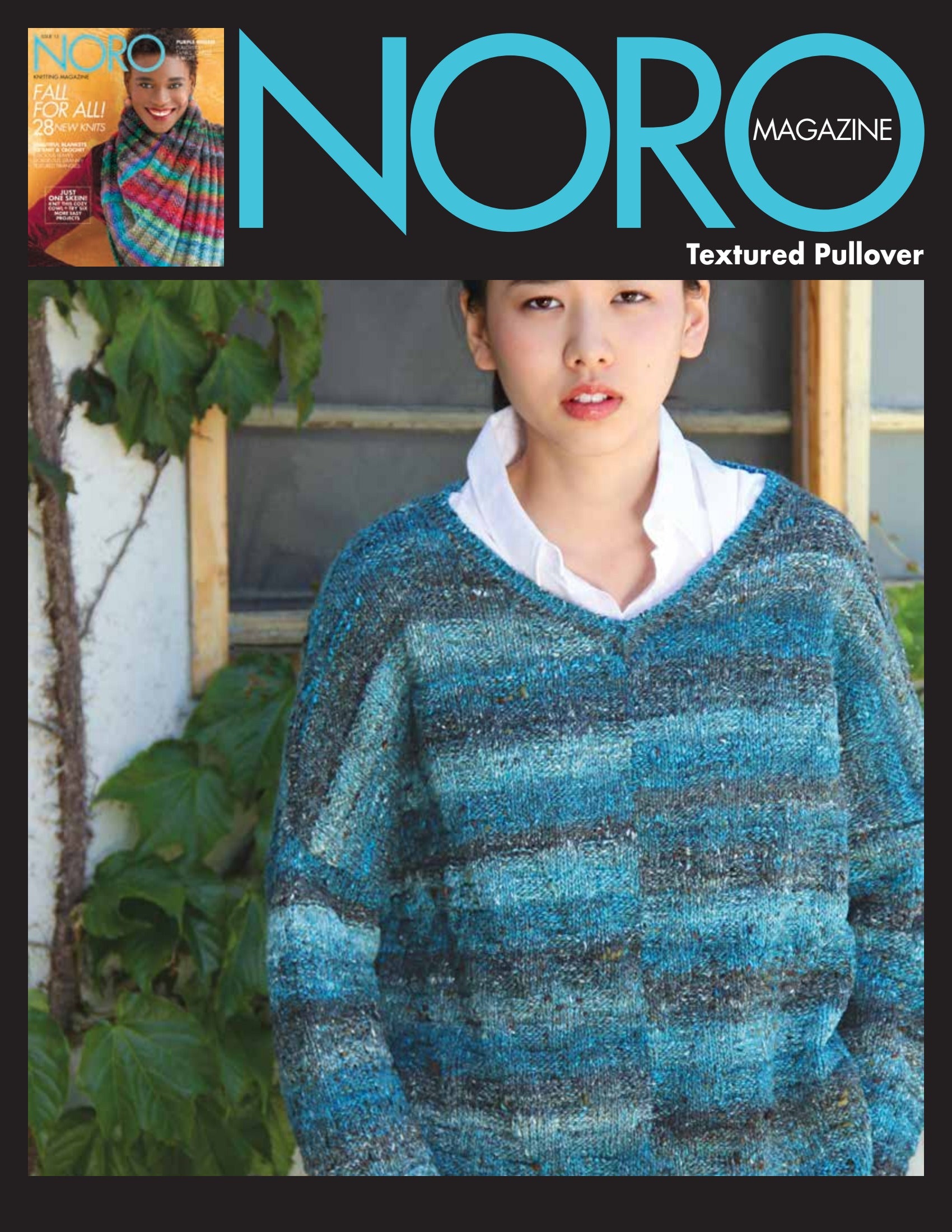 Noro Textured Pullover Jumper Knitting Pattern