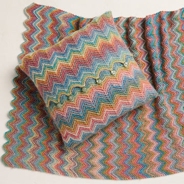 Sirdar Ripples Blanket & Cushion Knitting Pattern