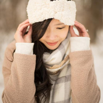 Fleece Sherpa Twist Headband