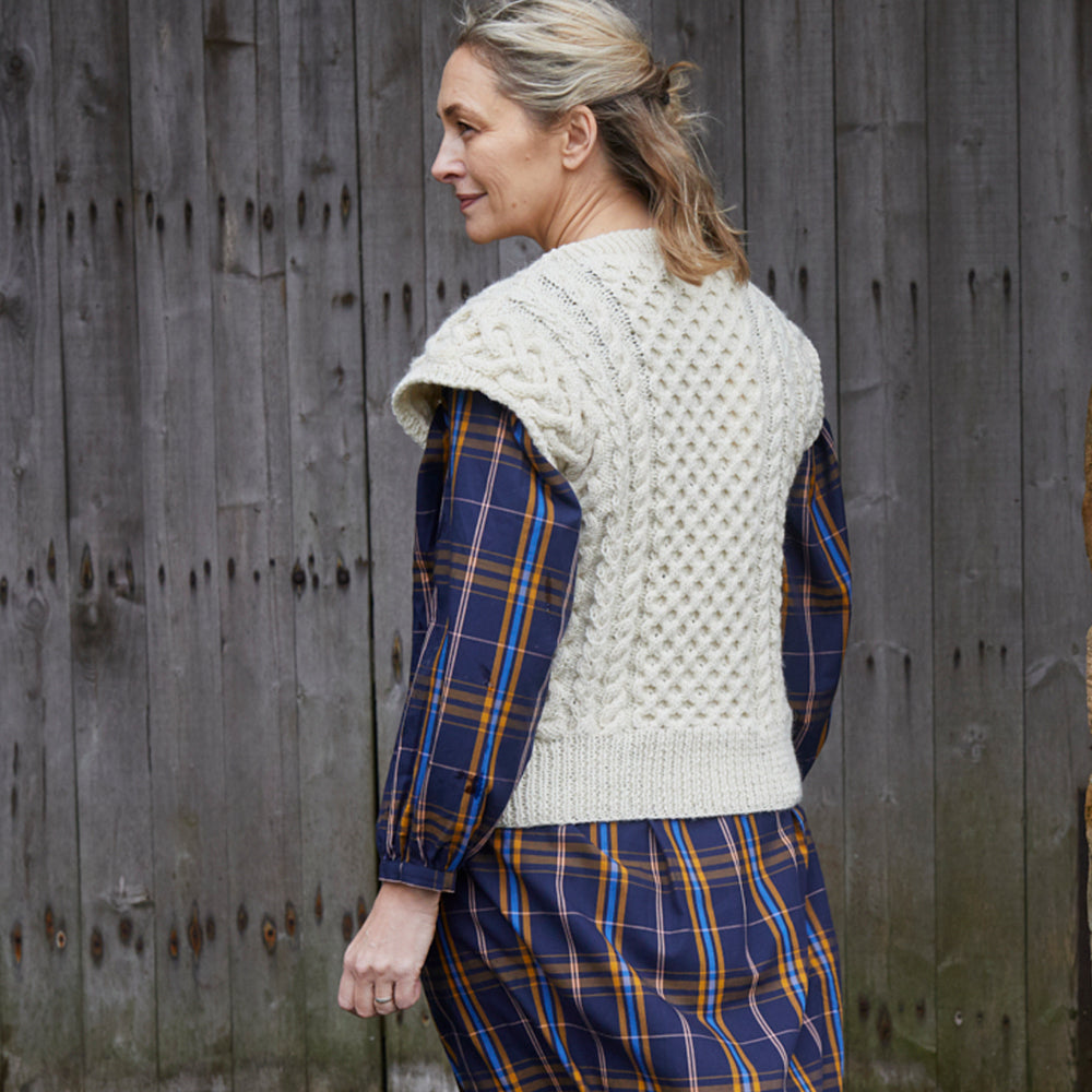 Debbie Bliss Cabled Tank Top Knitting Pattern