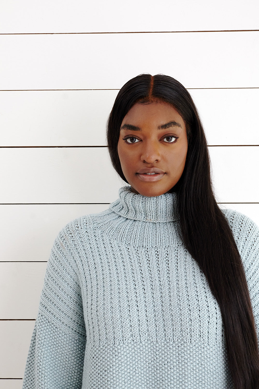 Debbie Bliss Rib Yoke Sweater Knitting Pattern