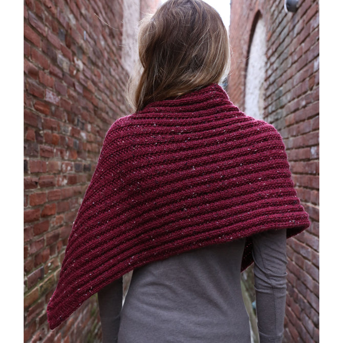 Plymouth Yarn Button Wrap Knitting Pattern