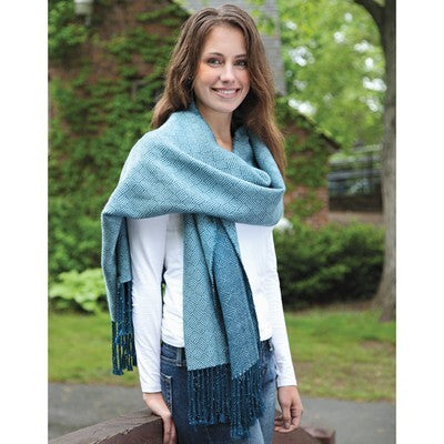 Valley Yarns #61 Plaited Twill Shawl
