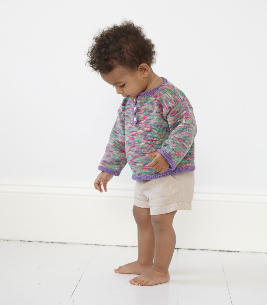 Debbie Bliss Triangle Edged Top Knitting Pattern