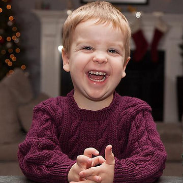 #22 Cable Sweaters- child's cardigan & pullover
