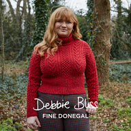 Debbie Bliss Cabled Sweater Knitting Pattern
