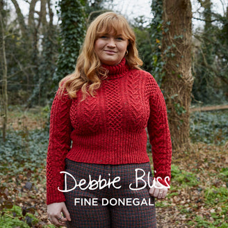 Debbie Bliss Cabled Sweater Knitting Pattern