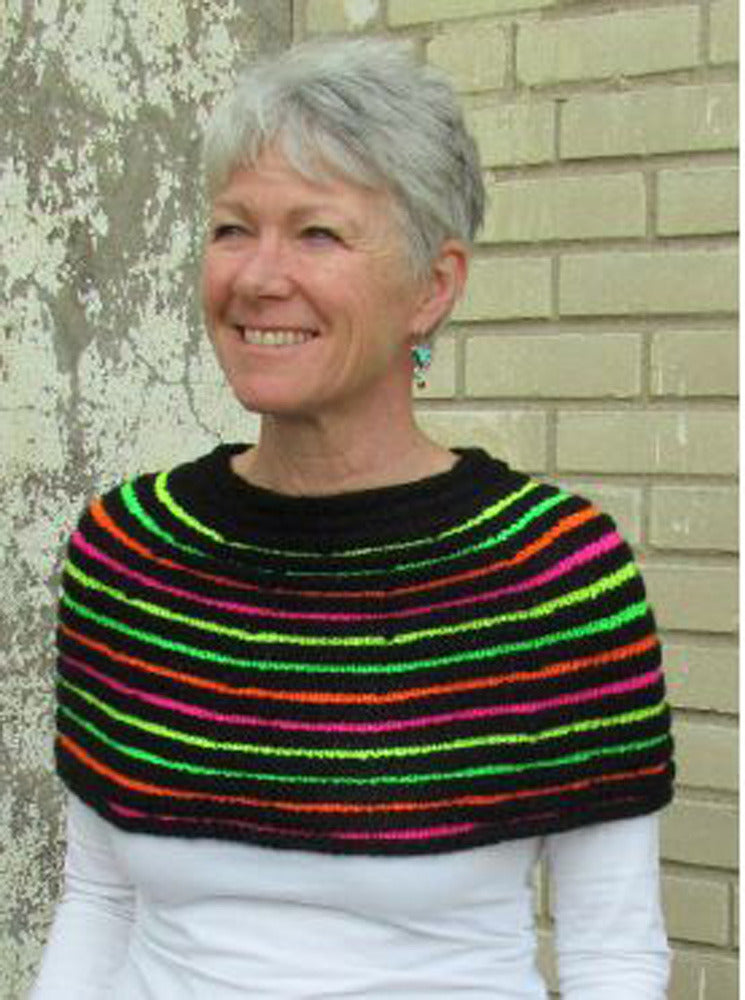 Neon Shoulder Cowl Knitting Pattern