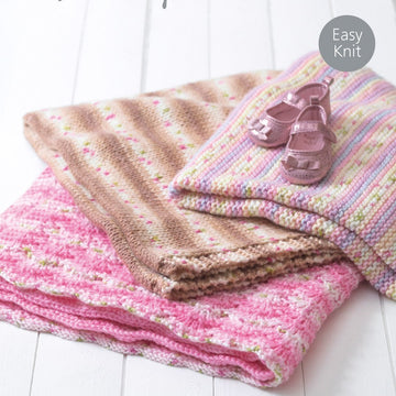 Hayfield 4676 Blankets Knitting Pattern