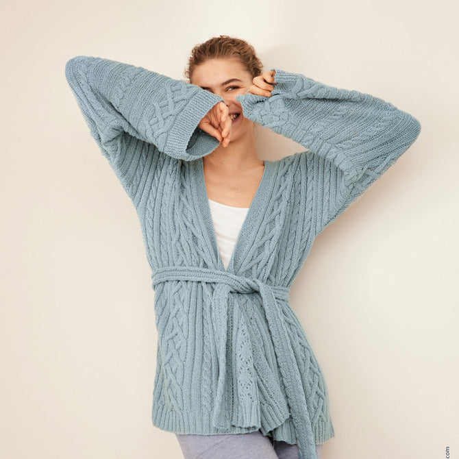 Lana Grossa 15 Jacket Cardigan Knitting Pattern