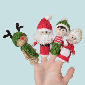 Santa's Grotto Finger Puppets