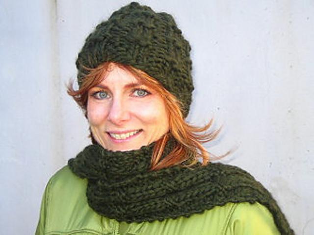 Harris Tweed Hat & Scarf
