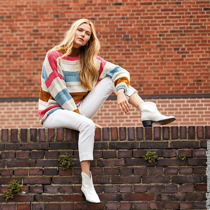 Lana Grossa 14 Pullover Jumper Knitting Pattern