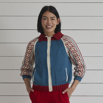 Debbie Bliss Anastasia Baseball Jacket Knitting Pattern
