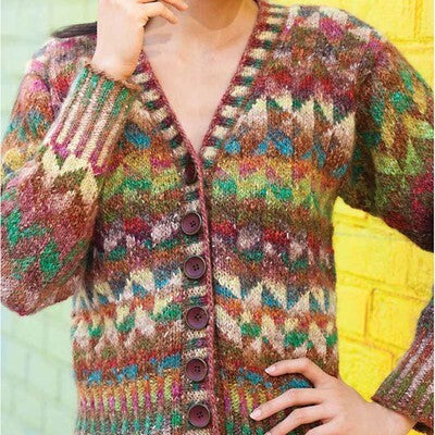 Noro Colorwork Cardigan Knitting Pattern