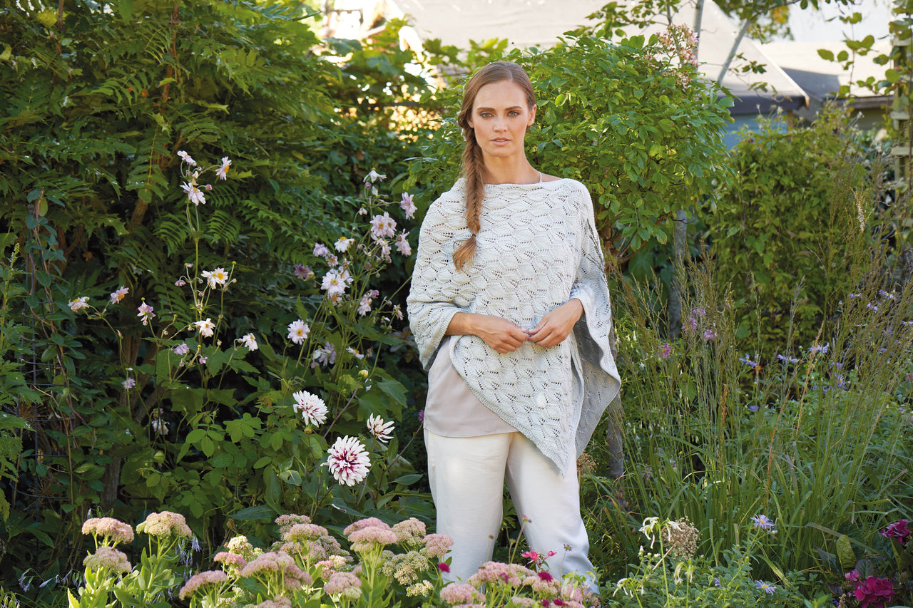 Delphine Poncho Cape Knitting Pattern