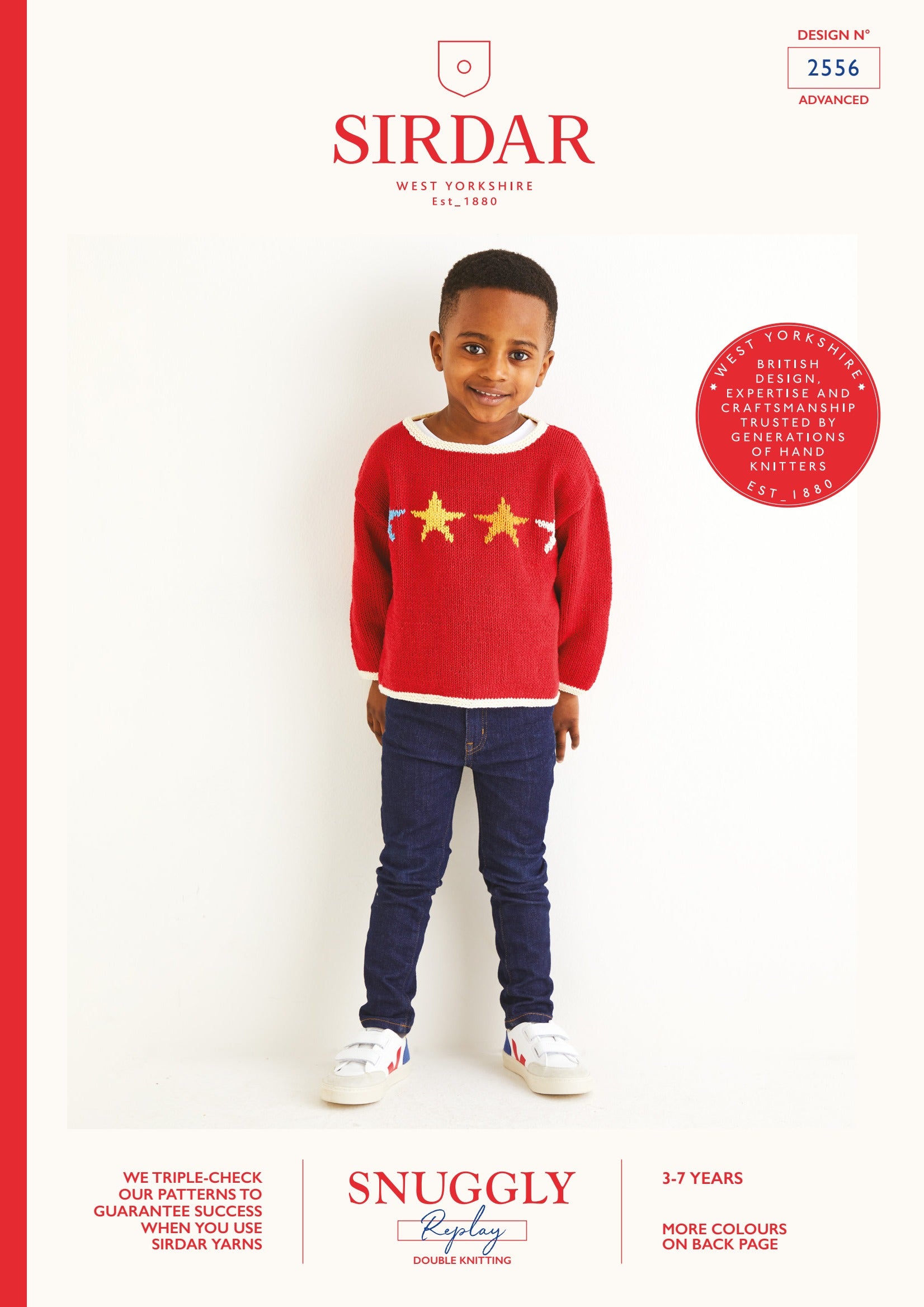 Sirdar Kids Star Sweater Jumper Crochet Pattern