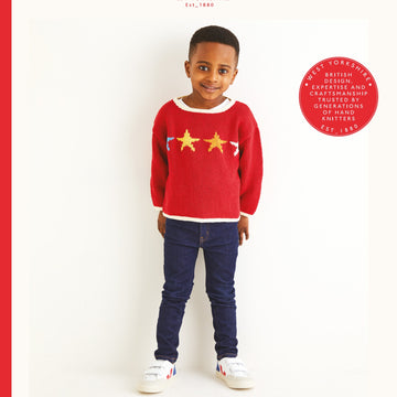 Sirdar Kids Star Sweater Jumper Crochet Pattern