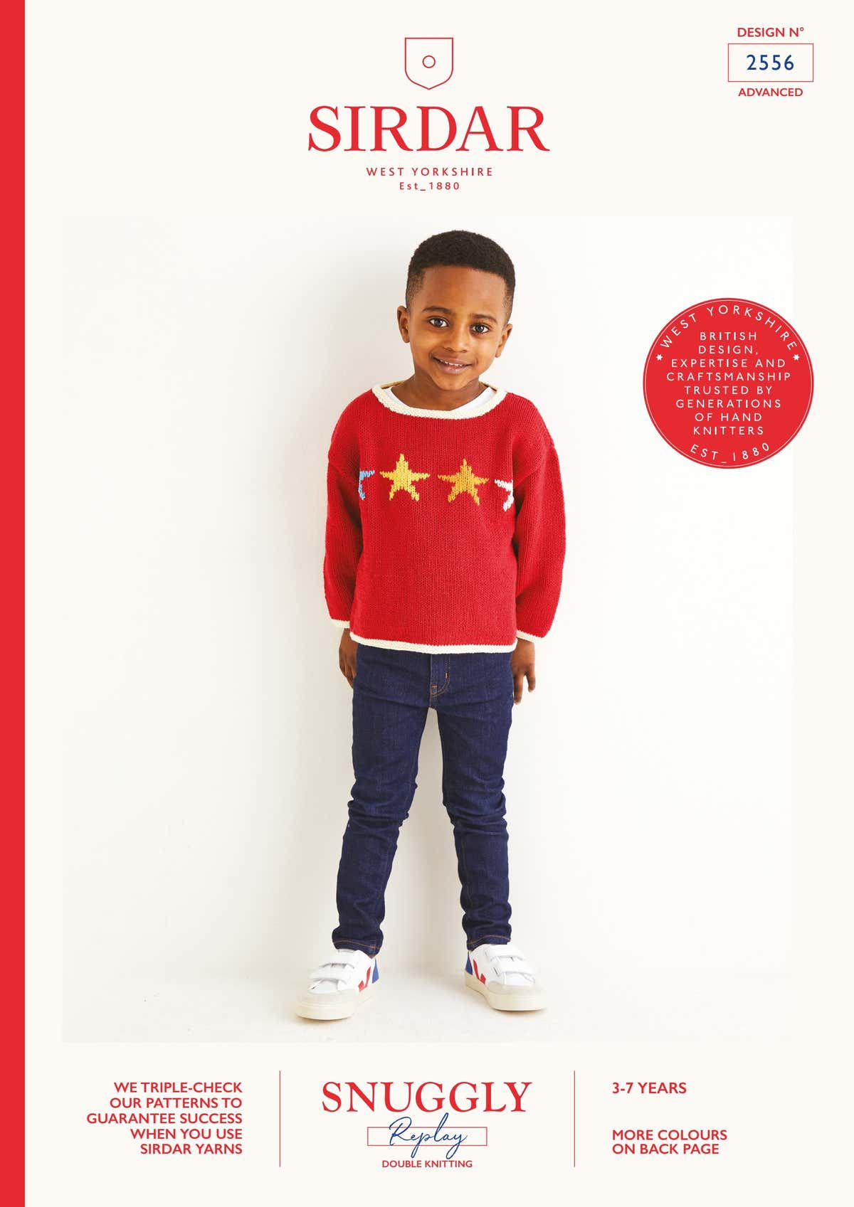 Sirdar Kids Star Sweater Jumper Crochet Pattern