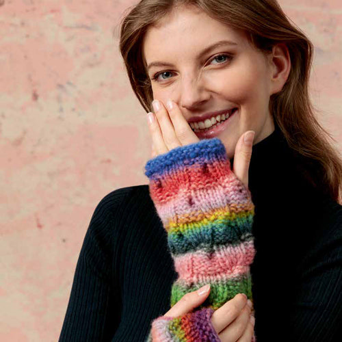 Lang PTO31-08 Wrist Warmers Gloves Knitting Pattern