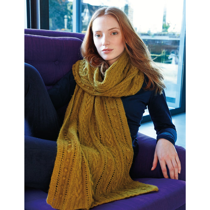 Rowan Kernel Wrap Scarf Knitting Pattern