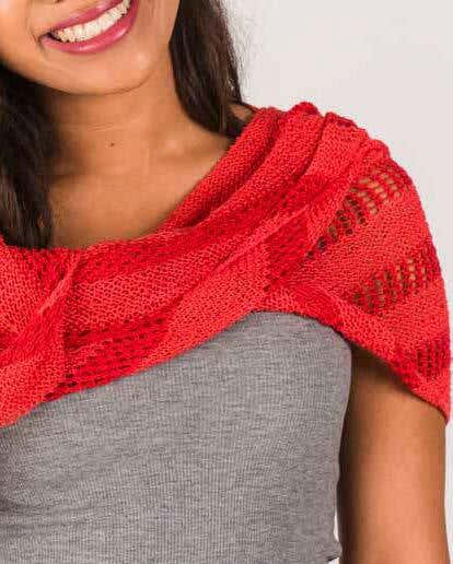 Ras Al Hanout Shawl Wrap Knitting Pattern