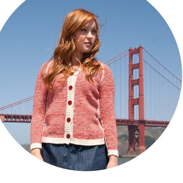 Twist Collective Roseling Cardigan Knitting Pattern