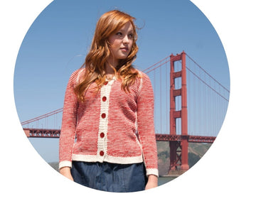 Twist Collective Roseling Cardigan Knitting Pattern